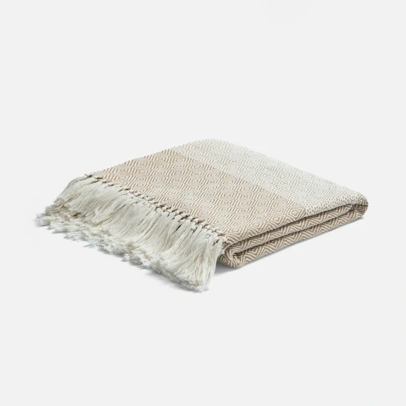 Плед Ladakh, бежевый 130x160 см