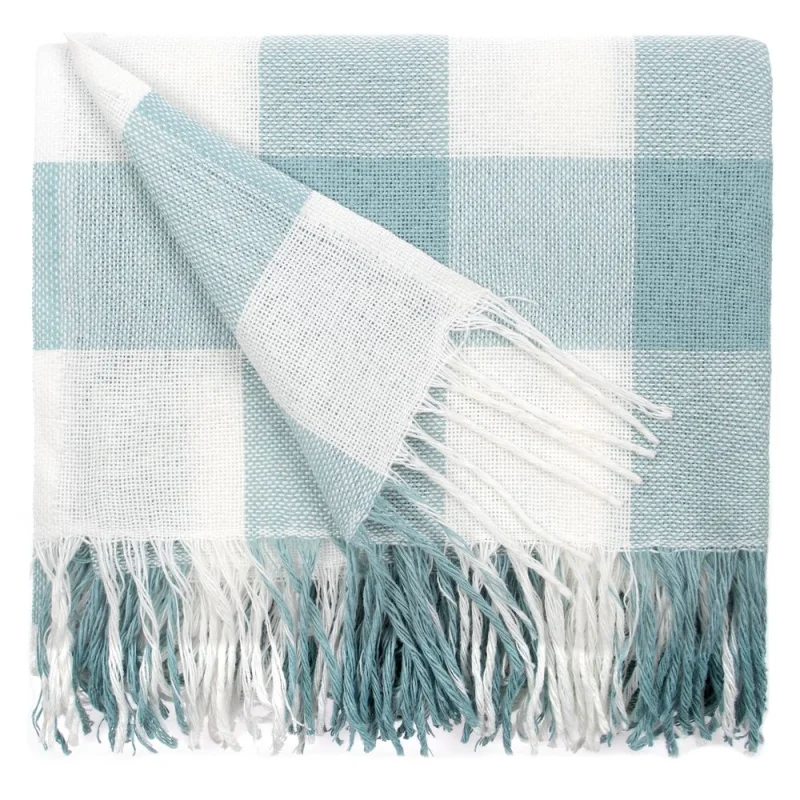 Плед London, бирюзовый 140х200 см