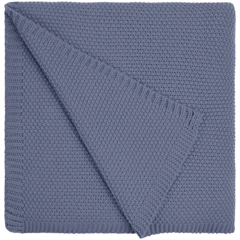 Плед Longview, серо-синий (сланец) 120х180 см