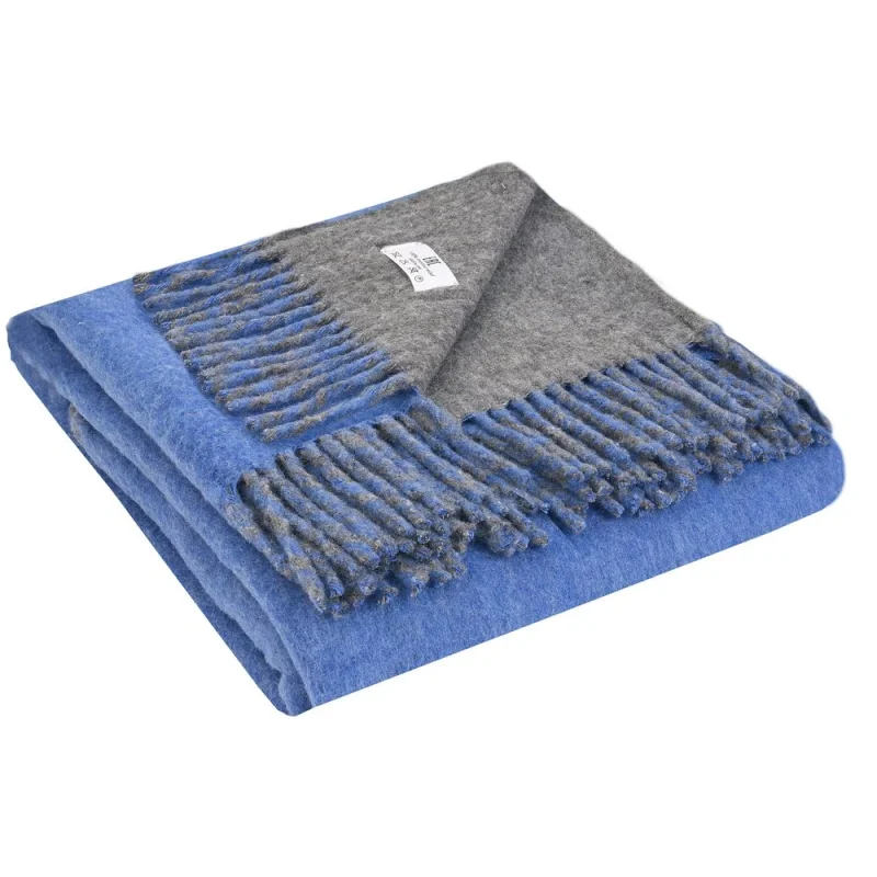 Плед Mumbai Duo, синий 120х180 см