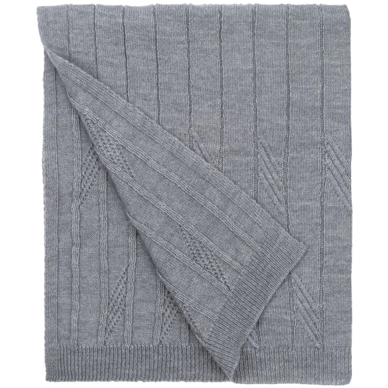 Плед Pluma, темно-серый (графит) 110х170 см