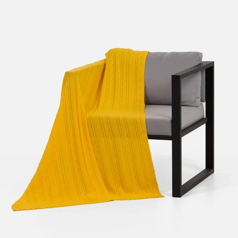 Плед Remitti, желтый 110x170 см