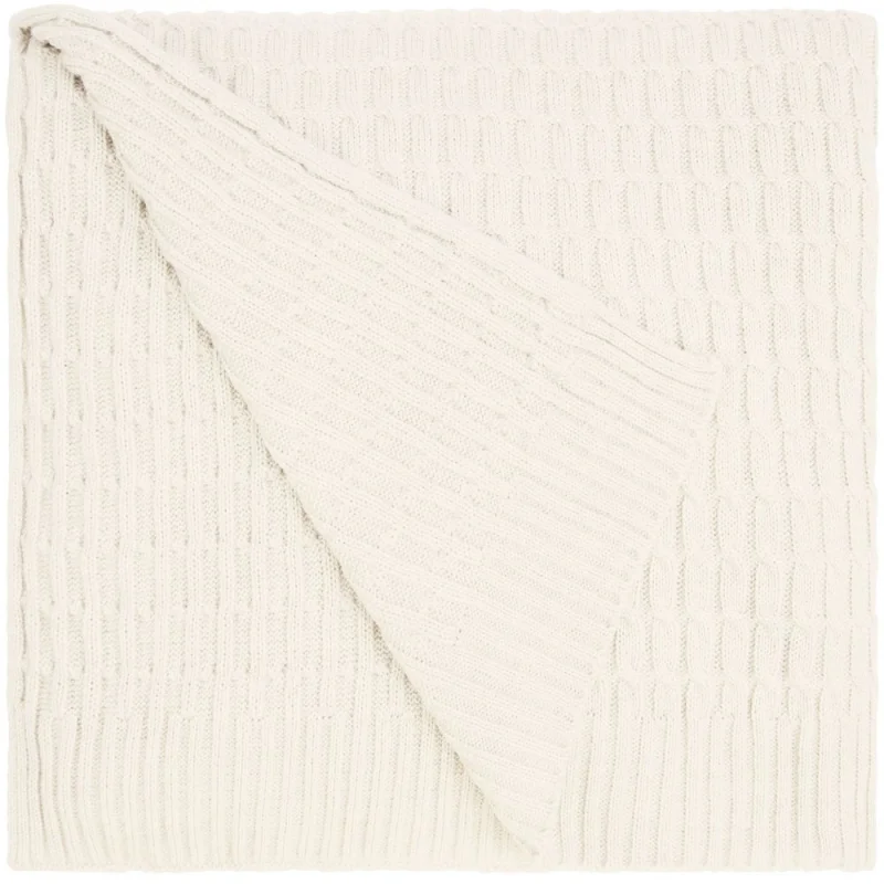 Плед Slumberland, белый (молочный) 120х170 см