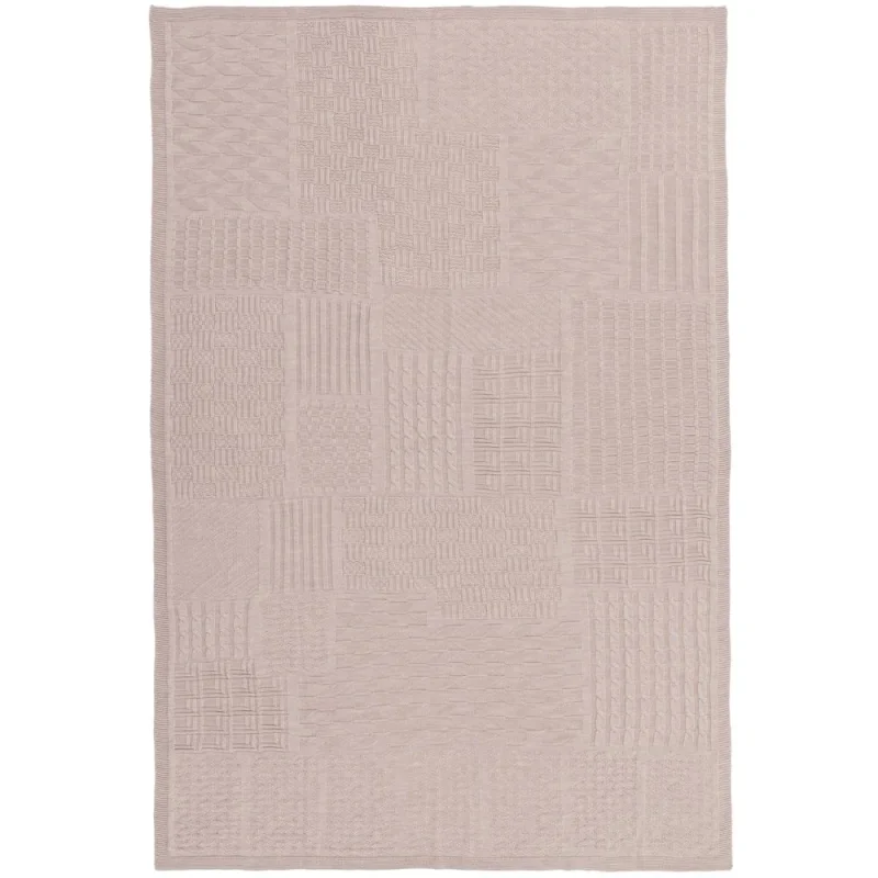 Плед Snippet, бежевый меланж 120х180см