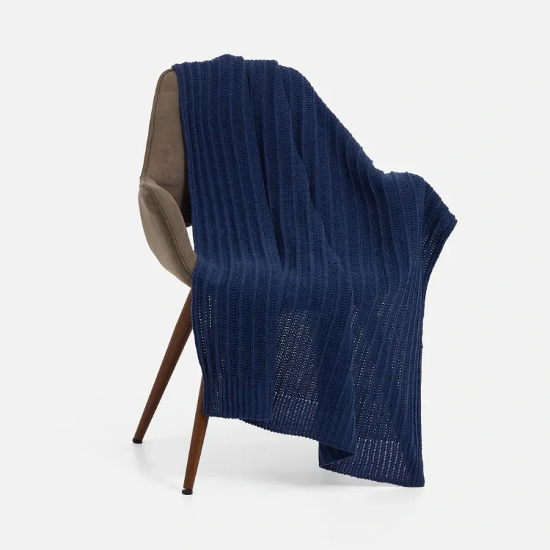 Плед Termoment, синий меланж 110х170 см