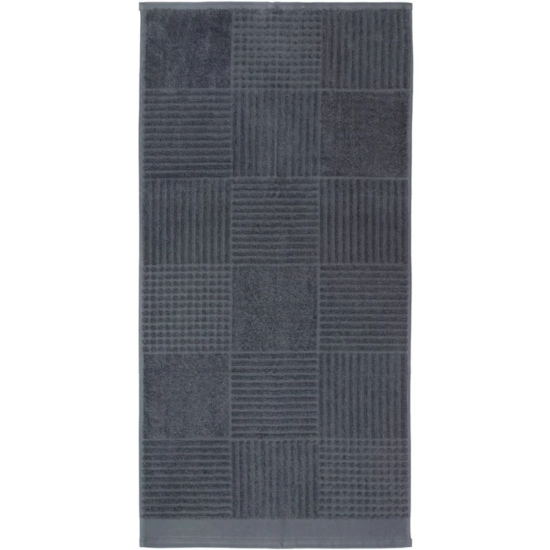 Полотенце Farbe, большое, темно-серое 70х140 см