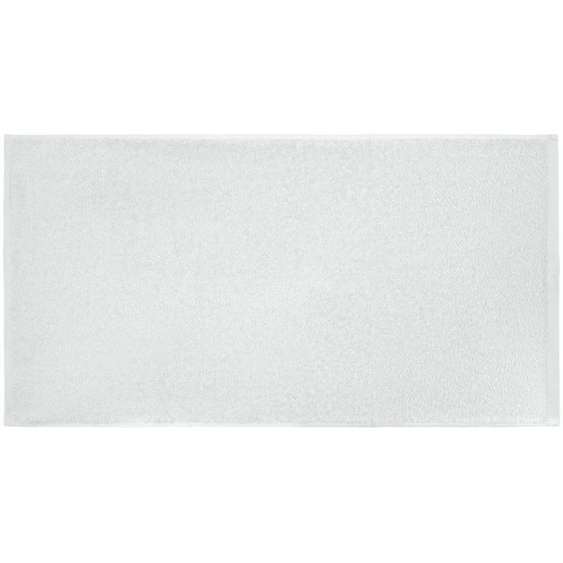 Полотенце махровое «Кронос», большое, светло-серое 130x70 см