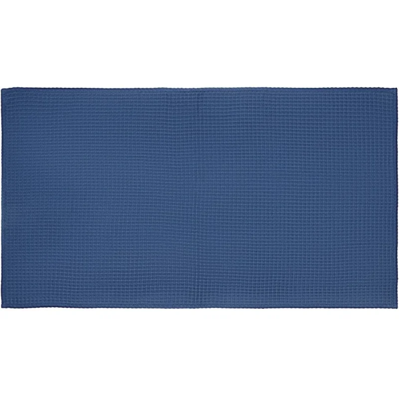 Полотенце вафельное Gentle, большое, темно-синее 70x140 см