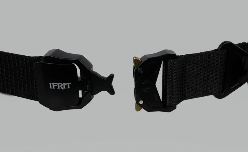 Ремень "IFRIT Tactic adventure" тактический быстросъемный 40 мм черный РЕМ-641