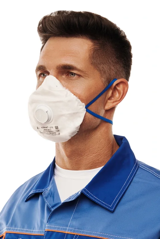 Респиратор с клапаном выдоха АЛИНА®-210 FFP2 NR D (аналог 3М 8122)