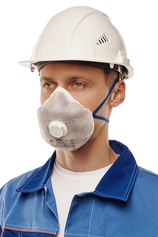 Респиратор с клапаном выдоха АЛИНА®-АВ FFP2 NR D (аналог 3М 9922P)