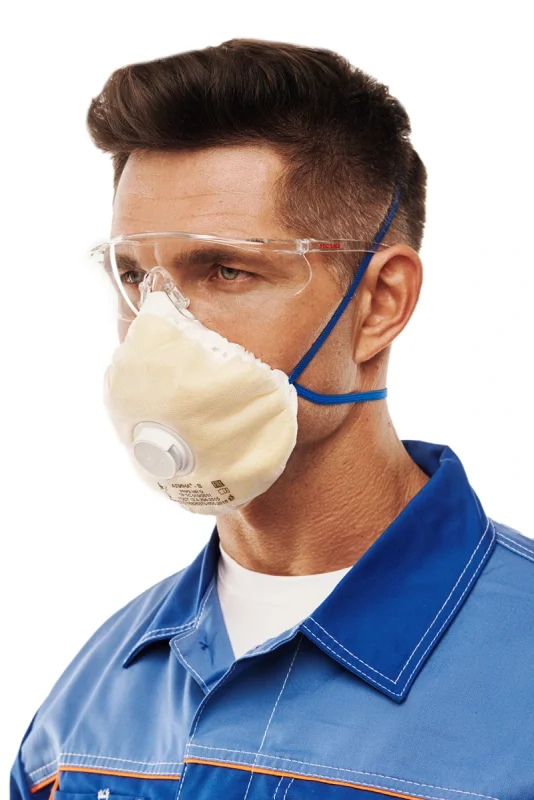 Респиратор с клапаном выдоха АЛИНА®-В FFP2 NR D (аналог 3М 9926P)