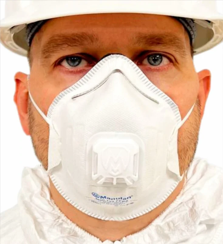 Респиратор с клапаном выдоха противоаэрозольный MANULAN® MNL122 FFP2 NR D до 12ПДК (аналог 3М 8122)