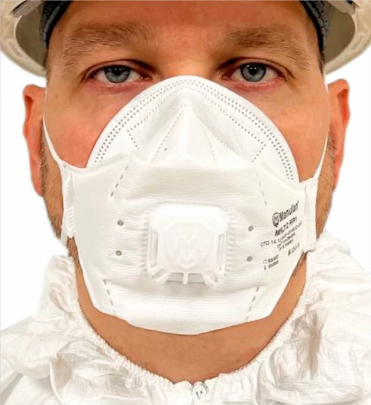 Респиратор с клапаном выдоха противоаэрозольный MANULAN® MNL312 FFP1 NR D до 4ПДК (аналог 3М 9312)