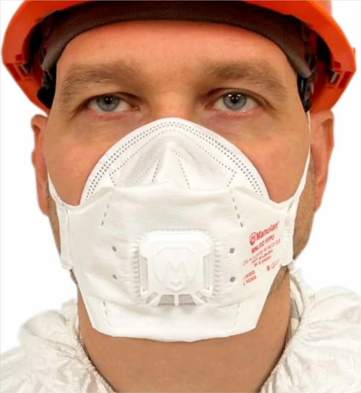 Респиратор с клапаном выдоха противоаэрозольный MANULAN® MNL332 FFP3 NR D до 50ПДК (аналог 3М 9332)