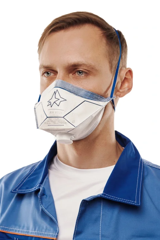 Респиратор с клапаном выдоха RK6021 FFP2 NR D (аналог 3М Aura 9322+ и VFlex 9162)