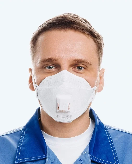 Респиратор с клапаном выдоха RK 5031 FFP3 NR D (аналог 3М 9332)