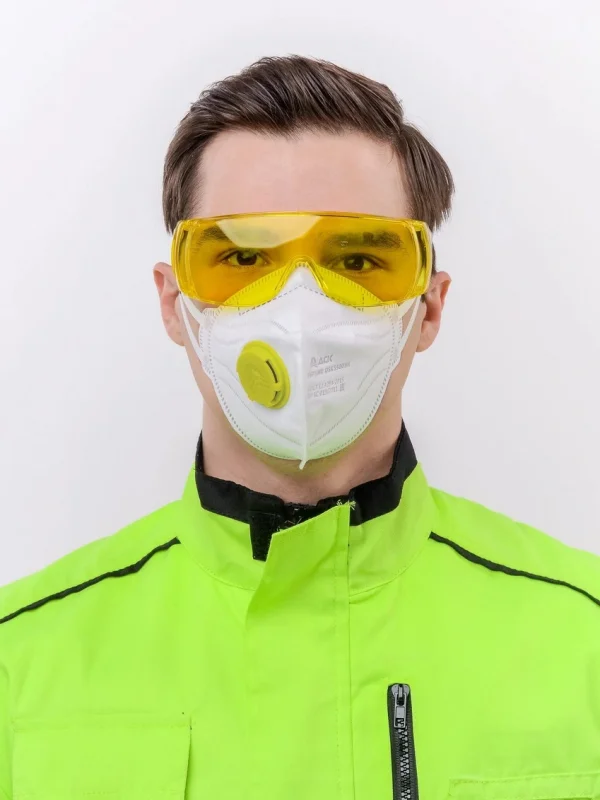 Респиратор складной DSK 5500 НК с клапаном выдоха FFP1 NR D (25 шт./коробка)