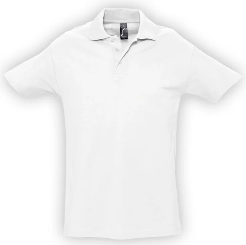 Рубашка поло мужская Spring 210, белая