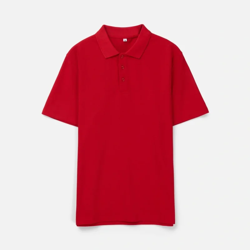 Рубашка поло унисекс Tervise, красная