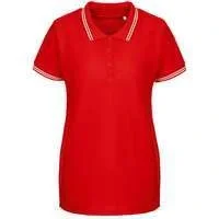 Рубашка поло женская Virma Stripes Lady, красная