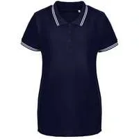 Рубашка поло женская Virma Stripes Lady, темно-синяя