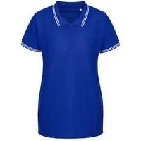 Рубашка поло женская Virma Stripes Lady, ярко-синяя