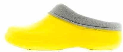 Сабо ЭВА 210УФ (SPECI.ALL) женские, утепленные (флис), желтые