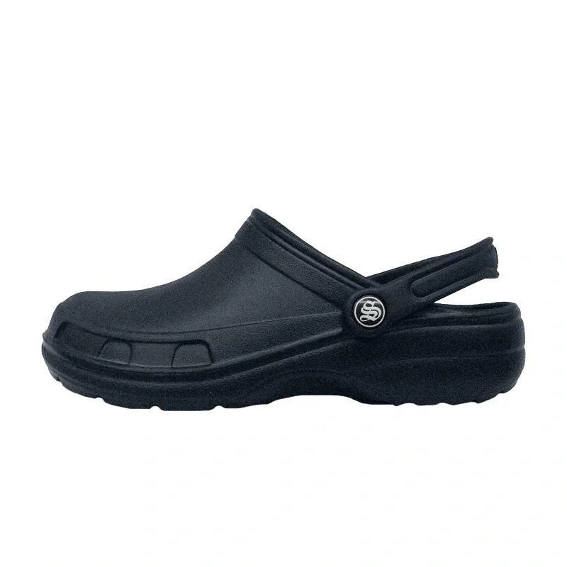 Сабо ЭВА медицинские (STEP) женские, без перфорации, с ремешком, синие