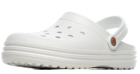 Сабо ЭВА 1335 SLAKS (SPECI.ALL) с перфорацией и ремешком, белые