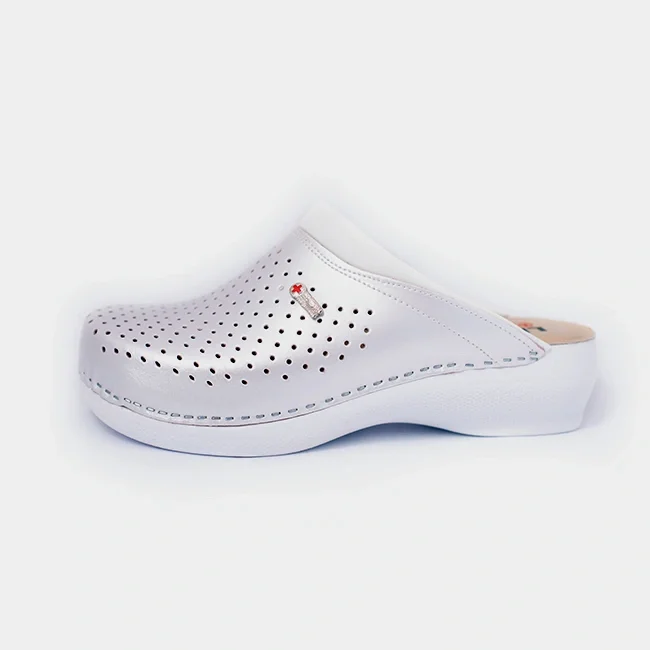 Сабо LEON ортопедические женские MED115P, перламутр