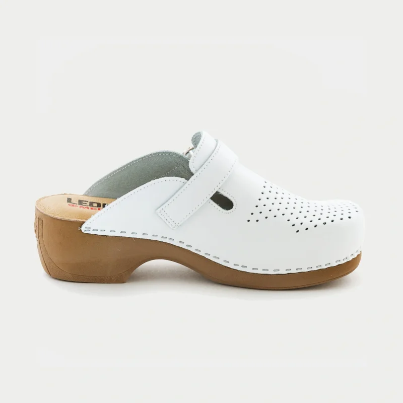 Сабо LEON ортопедические женские MED159W, белый