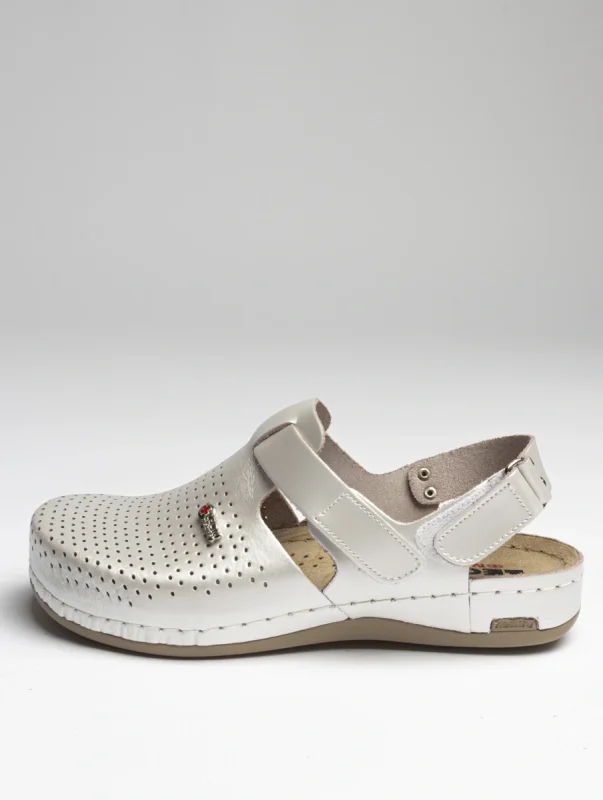 Сабо LEON ортопедические женские MED951P, перламутр