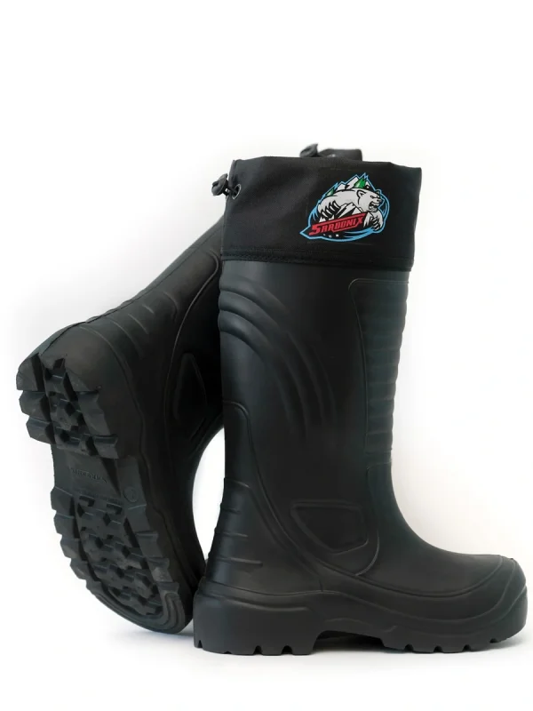 Сапоги ЭВА НОРД 150-02-3Н (SARDONIX) мужские, с надставкой, утепленные (вкл. чулок), черные (-40С°)