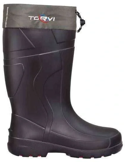 Сапоги ЭВА/ТЭП Т-25 (TORVI) мужские, с надставкой, утепленные (вкл.чулок), черные (-25°С)