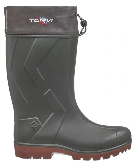 Сапоги ЭВА/ПУ Т-40 (TORVI) мужские, с надставкой, утепленные (чулок 4-х сл.), оливковые (-40°С)