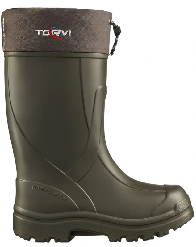 Сапоги ЭВА/ТЭП Т-45 (TORVI) мужские, с надставкой, утепленные (чулок 5-и сл.), оливковые (-45°С)