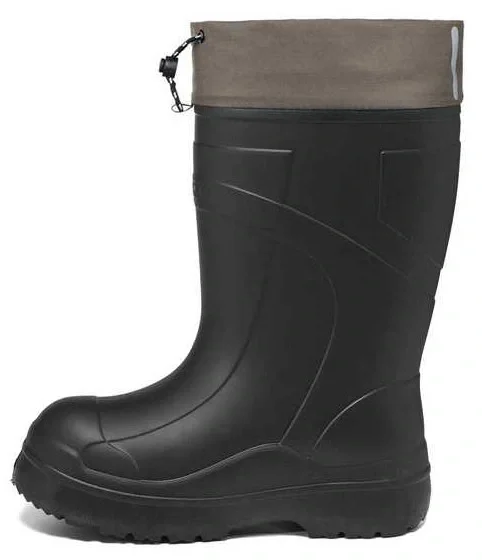 Сапоги ЭВА/ТЭП Т-60 (TORVI) мужские, с надставкой, утепленные (вкл.чулок), черные (-60°С)