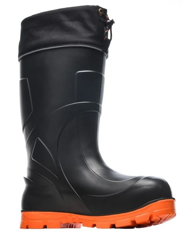 Сапоги ЭВА/ПУ 950-65 PRESIDENT (SPECI.ALL) мужские, с надст., утеплен (вкл. чулок), чер/оран(- 65°C)