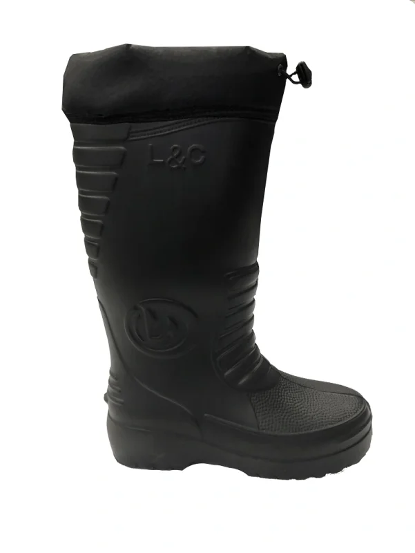 Сапоги ЭВА 113М (LC) мужские, с надставкой, утепленные (иск. мех), (ассорт. короб - 8 пар)