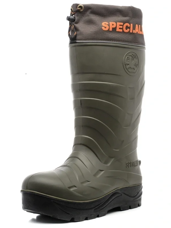 Сапоги ЭВА/ПУ 921-71PW (SPECI.ALL) комп. подносок, шип,с надстав., утепл. (вкл.чулок), олива (-70°C) САП921-71PW ОЛ