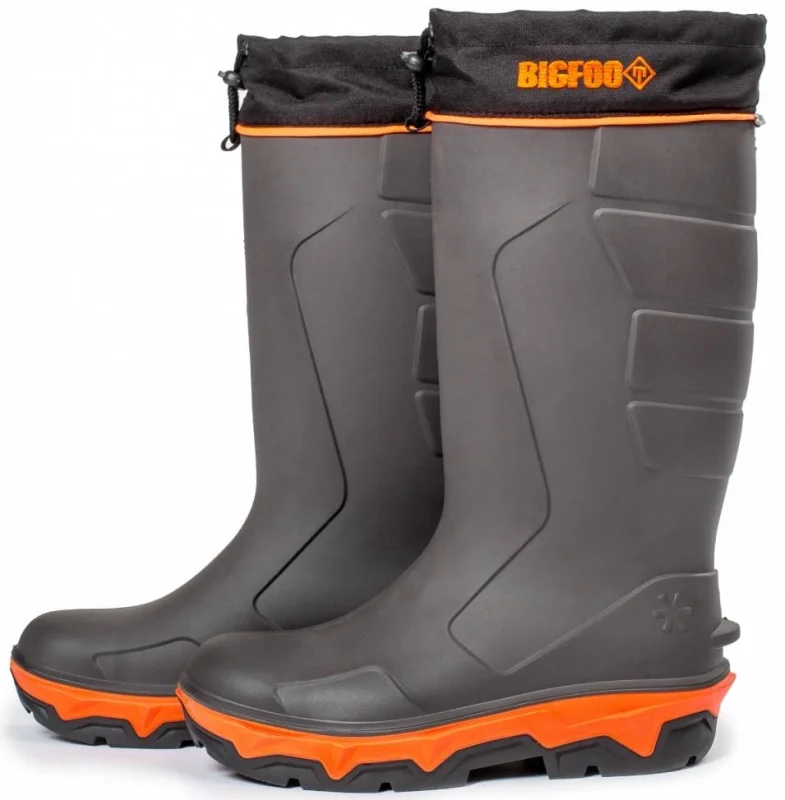 Сапоги ПУ/Нитрил С1000 BIGFOOT PROF (ТЗРО) муж., ком.подн, кевл. стел, утепл. (мех), графит (-40°С)