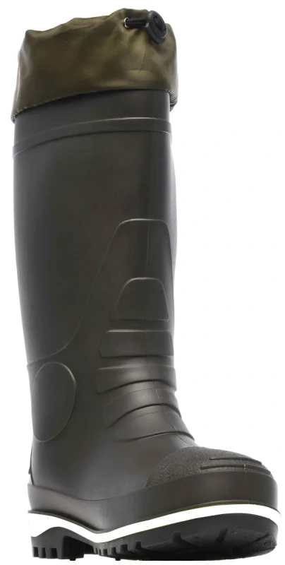 Сапоги ПВХ 189НУ (SPECI.ALL) утепленные, олива/белый/черный