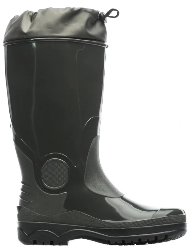 Сапоги ПВХ 98-70НУ (SPECI.ALL) женские, с надставкой, утепленные, оливковые