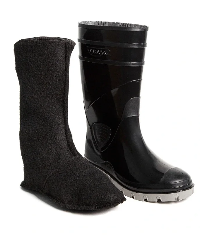 Сапоги ПВХ ВНЕДОРОЖНИК 4х4 165-04 (SARDONIX) мужские, утепленные (НТП), черные