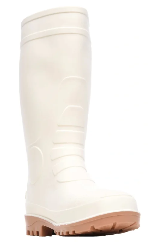 Сапоги ПВХ 189/2-00 МП WORKER (SPECI.ALL) мет. подносок, белый/бежевый