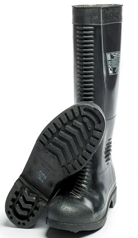 Сапоги резиновые шахтерские С193/1 (ТЗРО) мужские, мет.подносок, чёрные