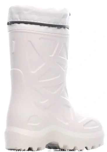 Сапожки ЭВА 490НУ (KAURY) детские, с надставкой, утепленные, белые