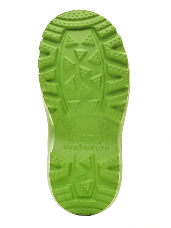 Сапожки ЭВА 493УФ (KAURY) детские, утепленные, лайм