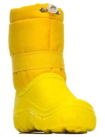 Сапожки ЭВА 613УТР (KAURY) детские, утепленные, желтые